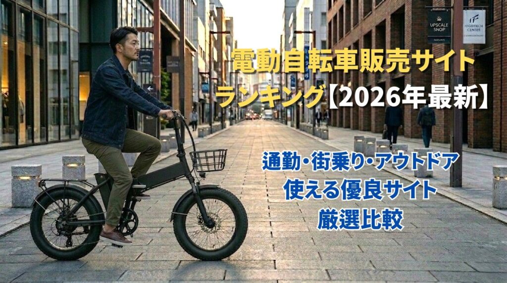 電動自転車販売サｻｲﾄﾗﾝｷﾝｸﾞ2026記事TOP